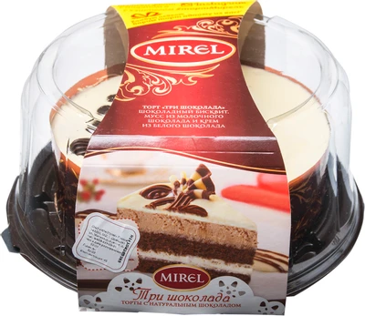 Торт "Три шоколада", 900 гр.  изображение на сайте Михайловского рынка